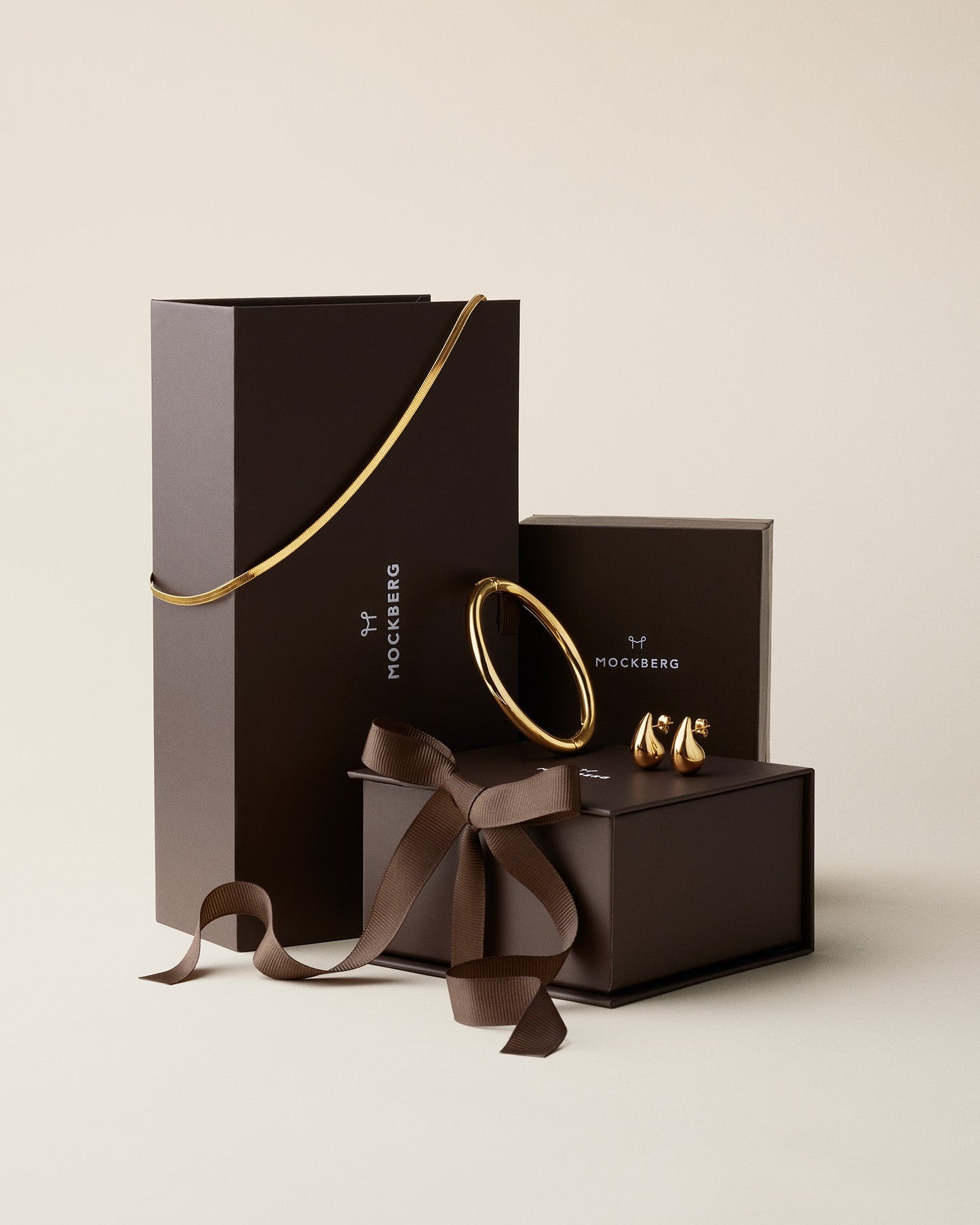 Large brown gift box