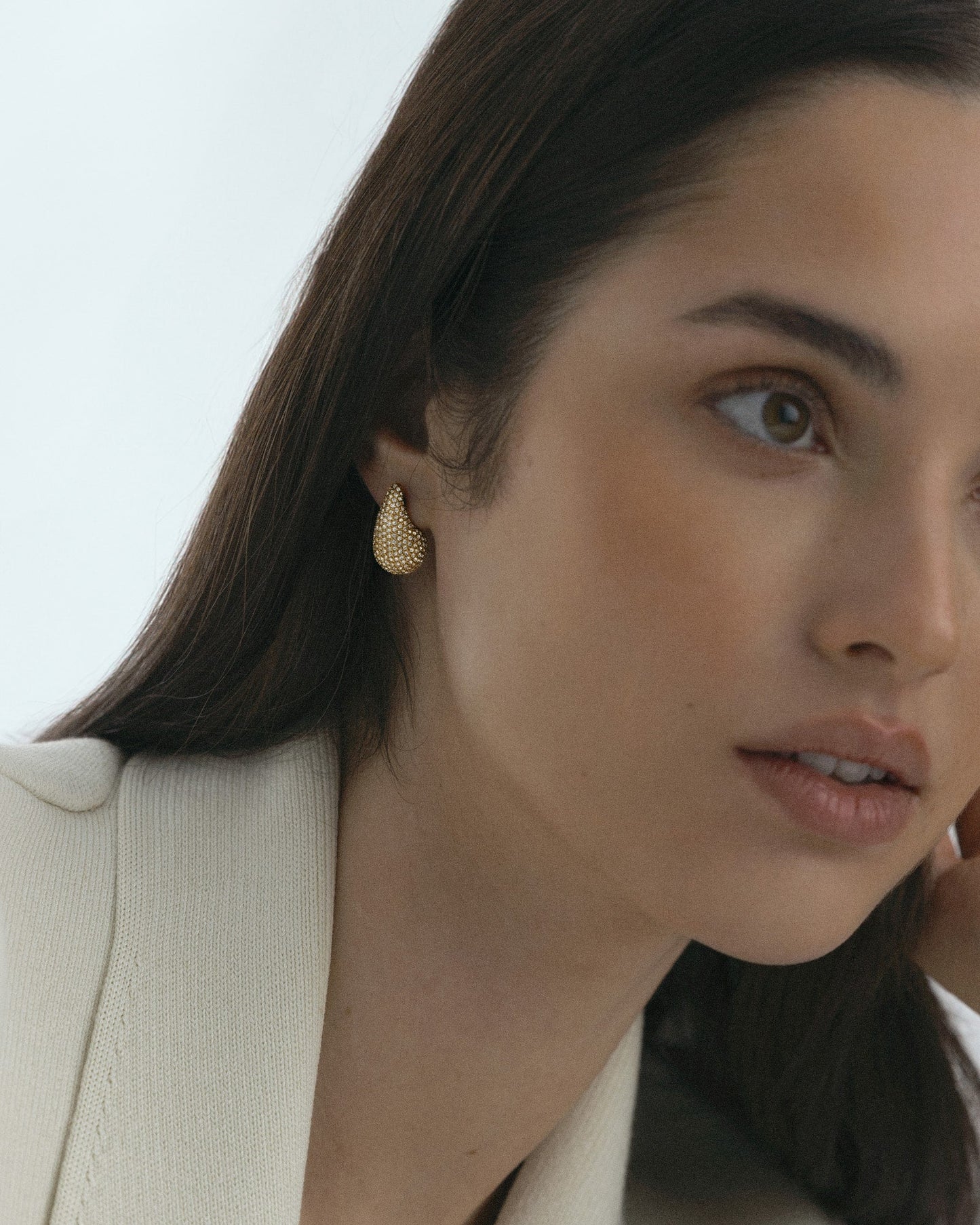 Pavé daring small earring
