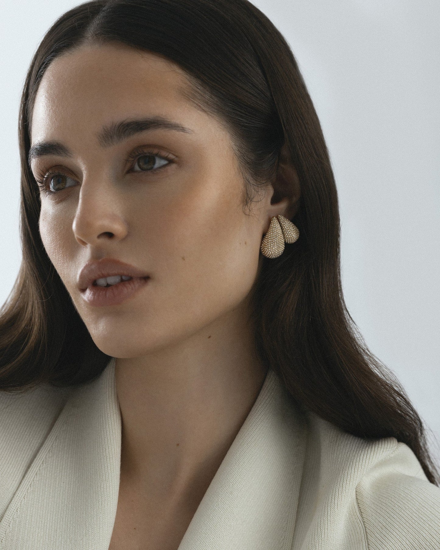 Pavé daring small earring