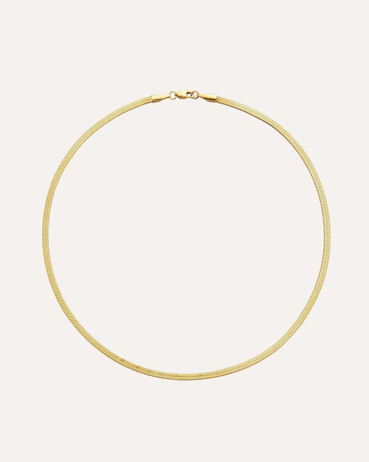 Thin snake necklace
