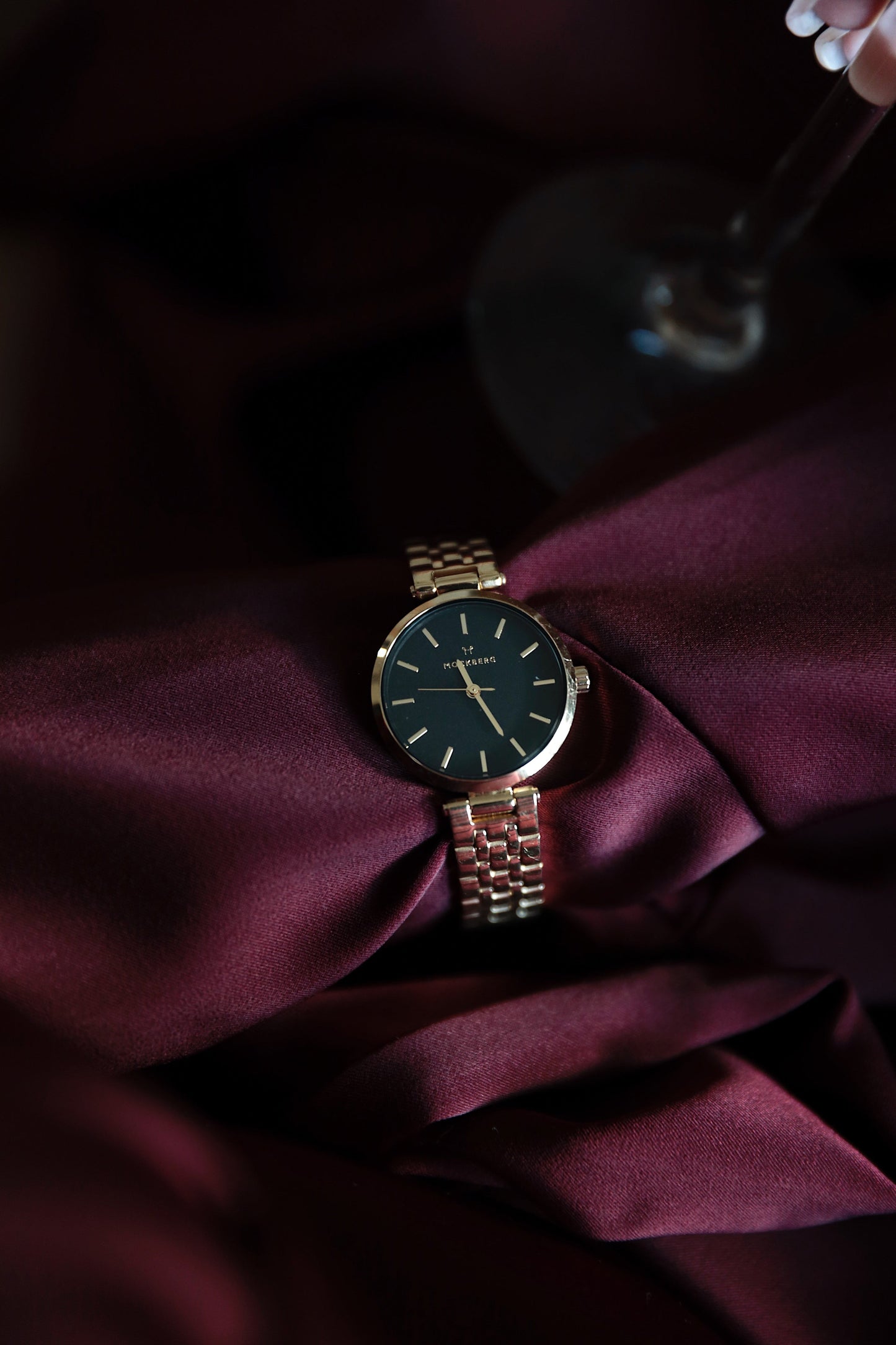 Original Links Rosegold 28 black dial