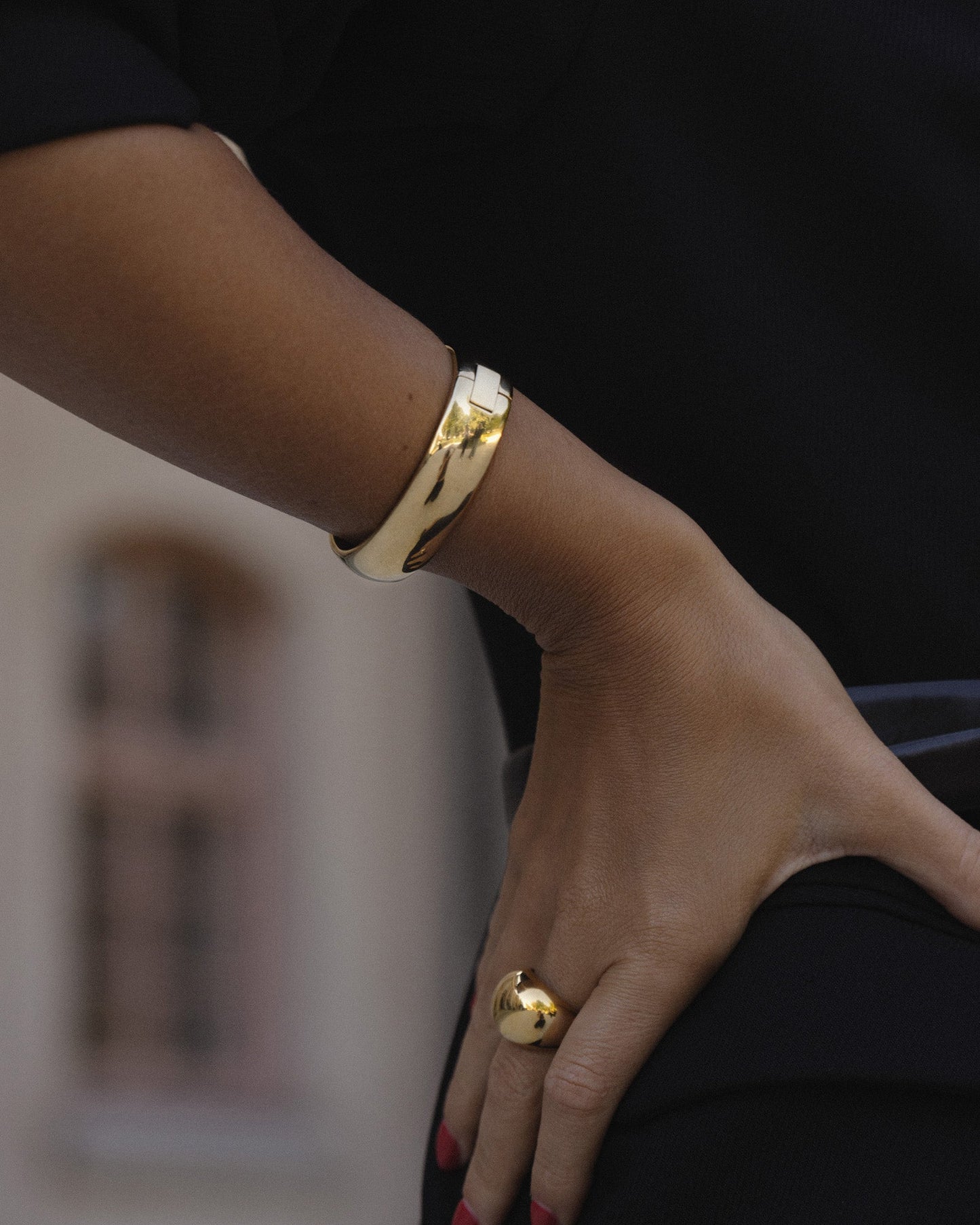 Alexandra Gold Bangle