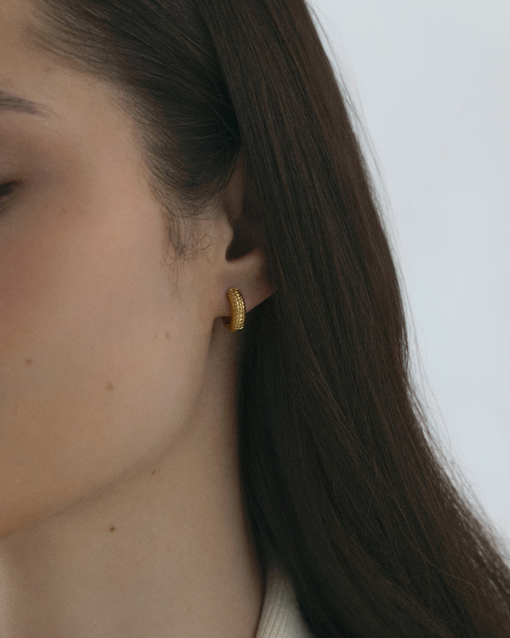 Beaded Hoops Small