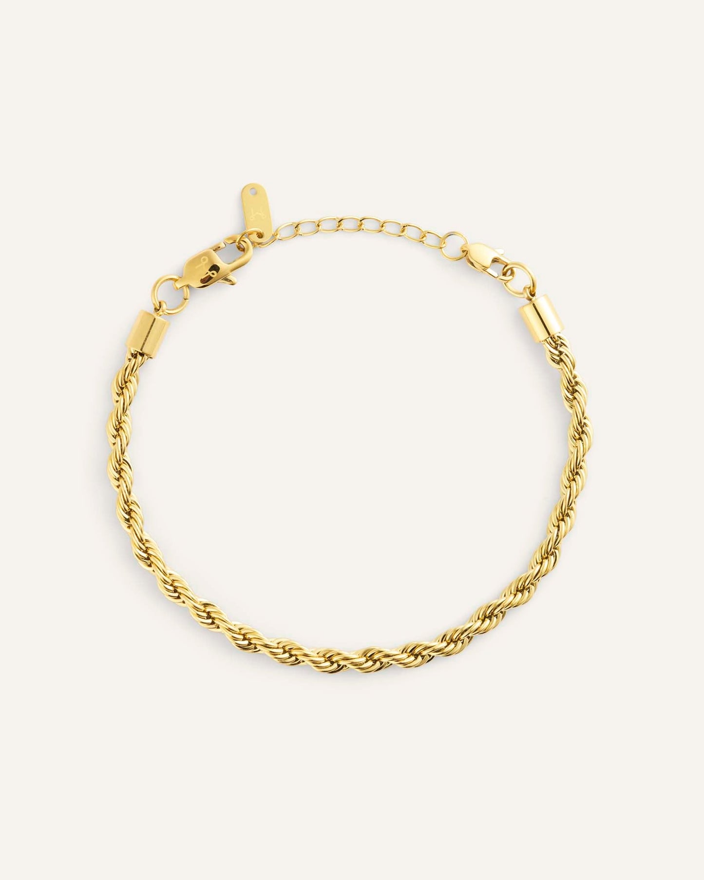 Bold Rope Chain Gold Bracelet