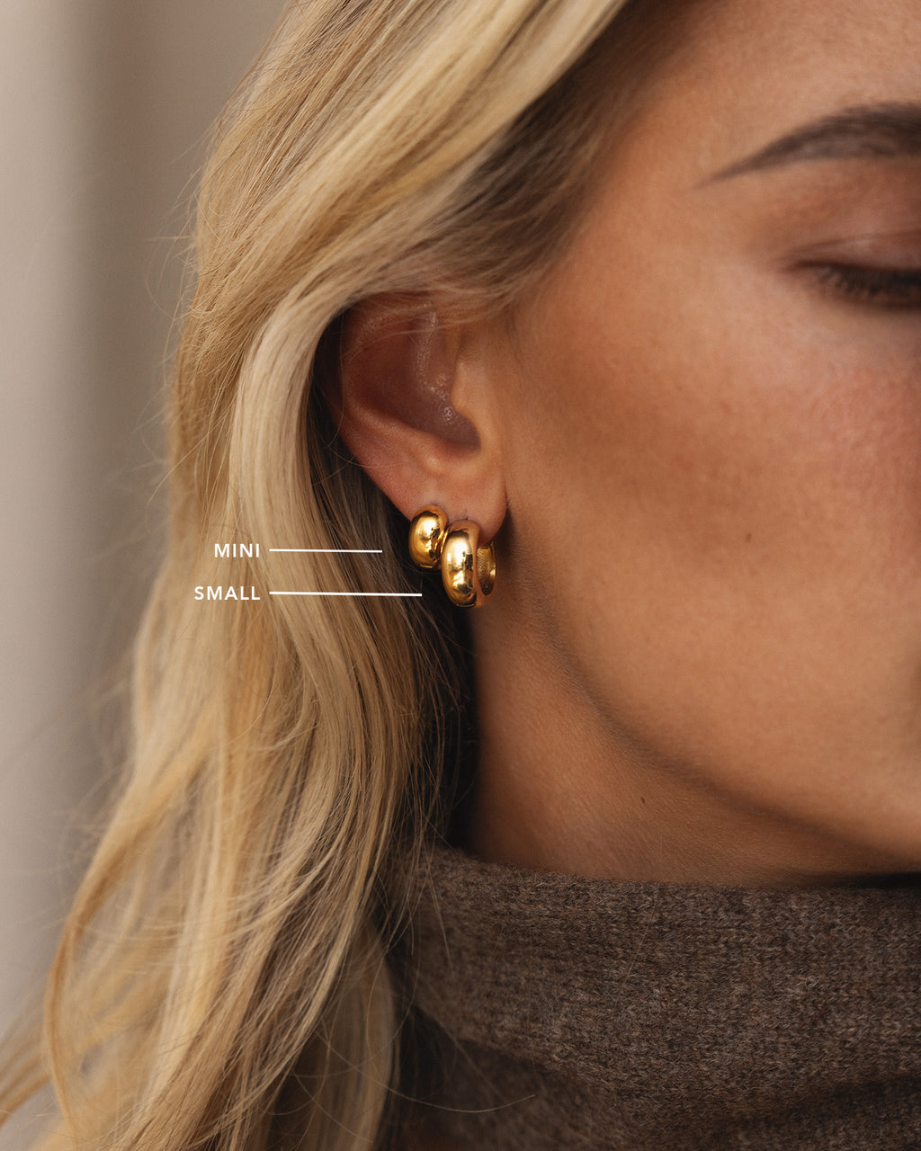 Brave Small Hoops
