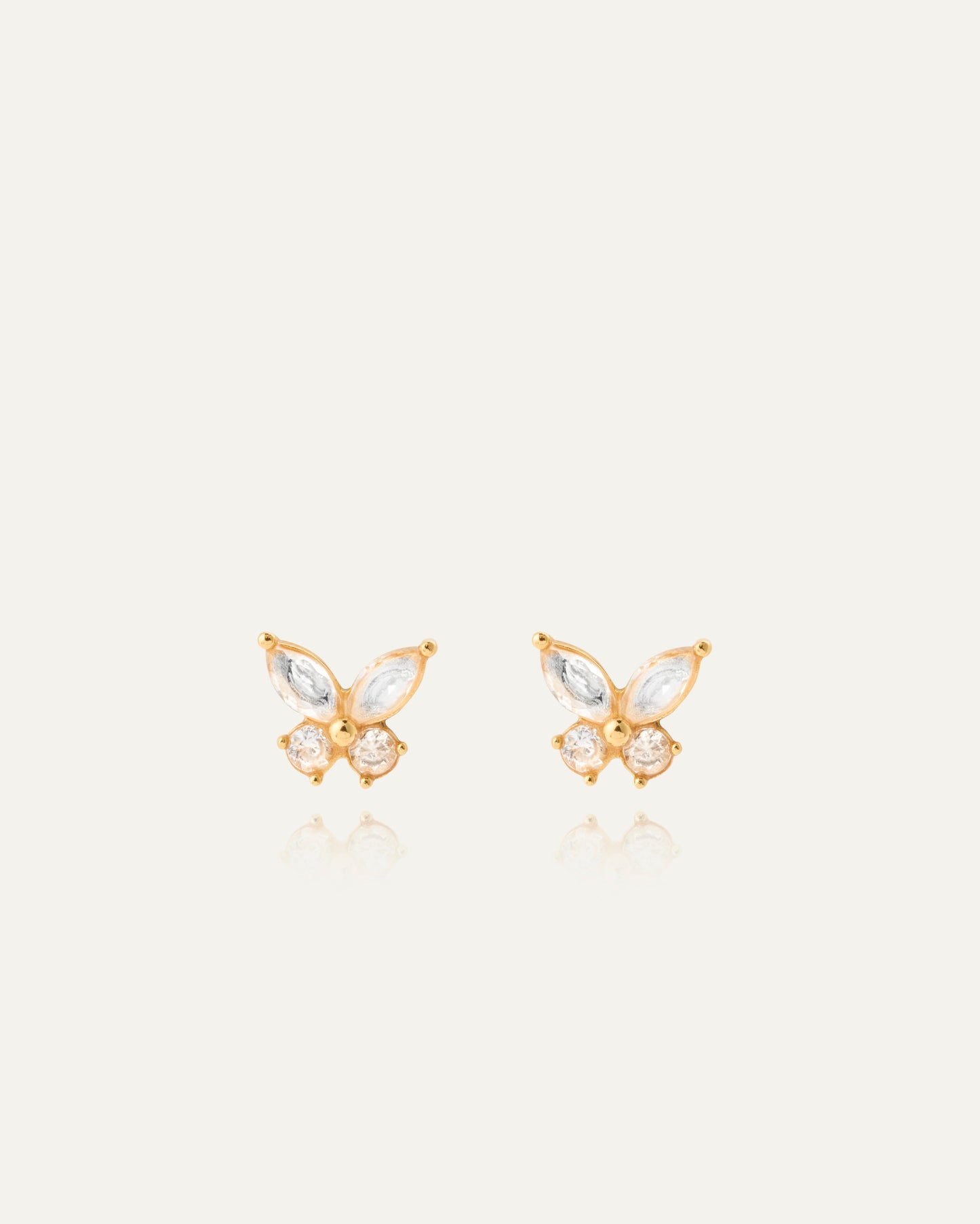 Butterfly Gold Studs