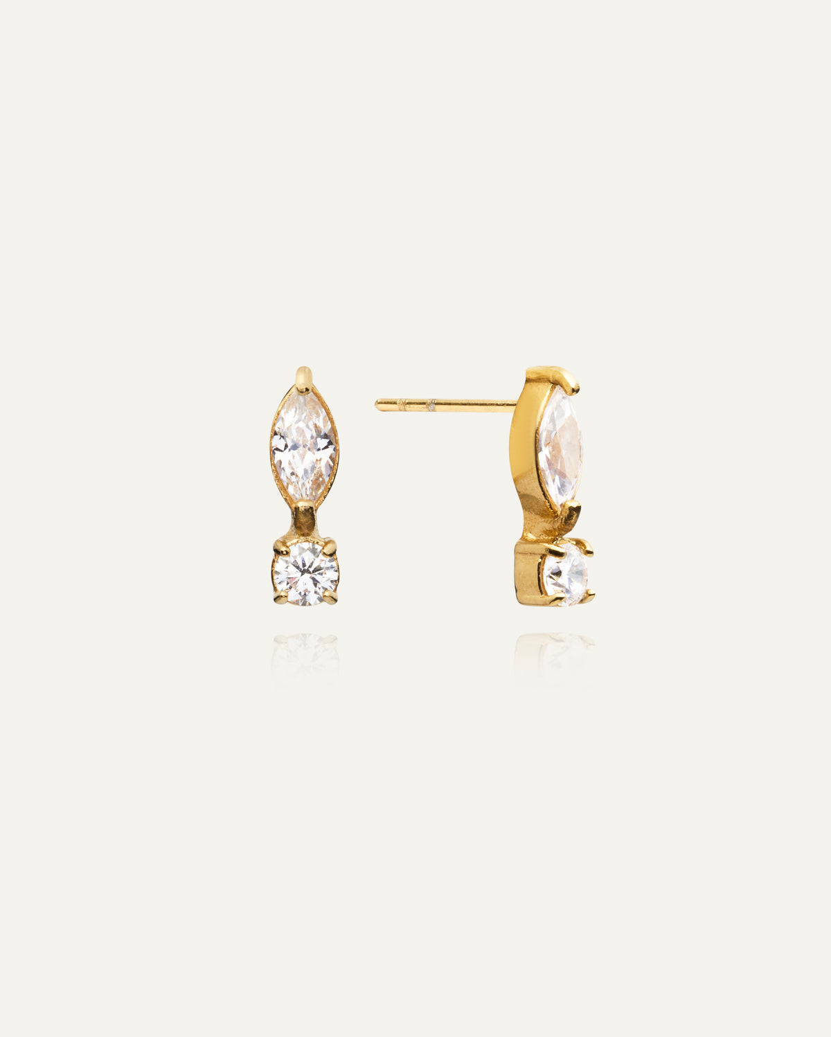 Élise Gold Studs