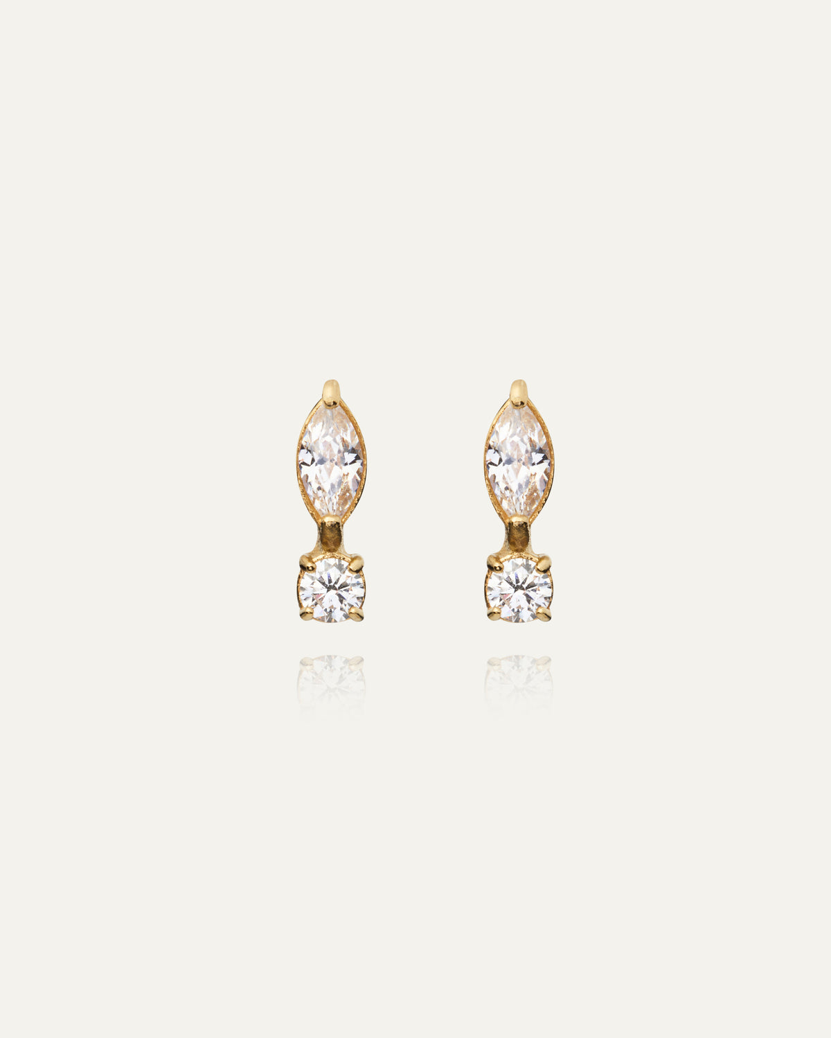 Élise Gold Studs