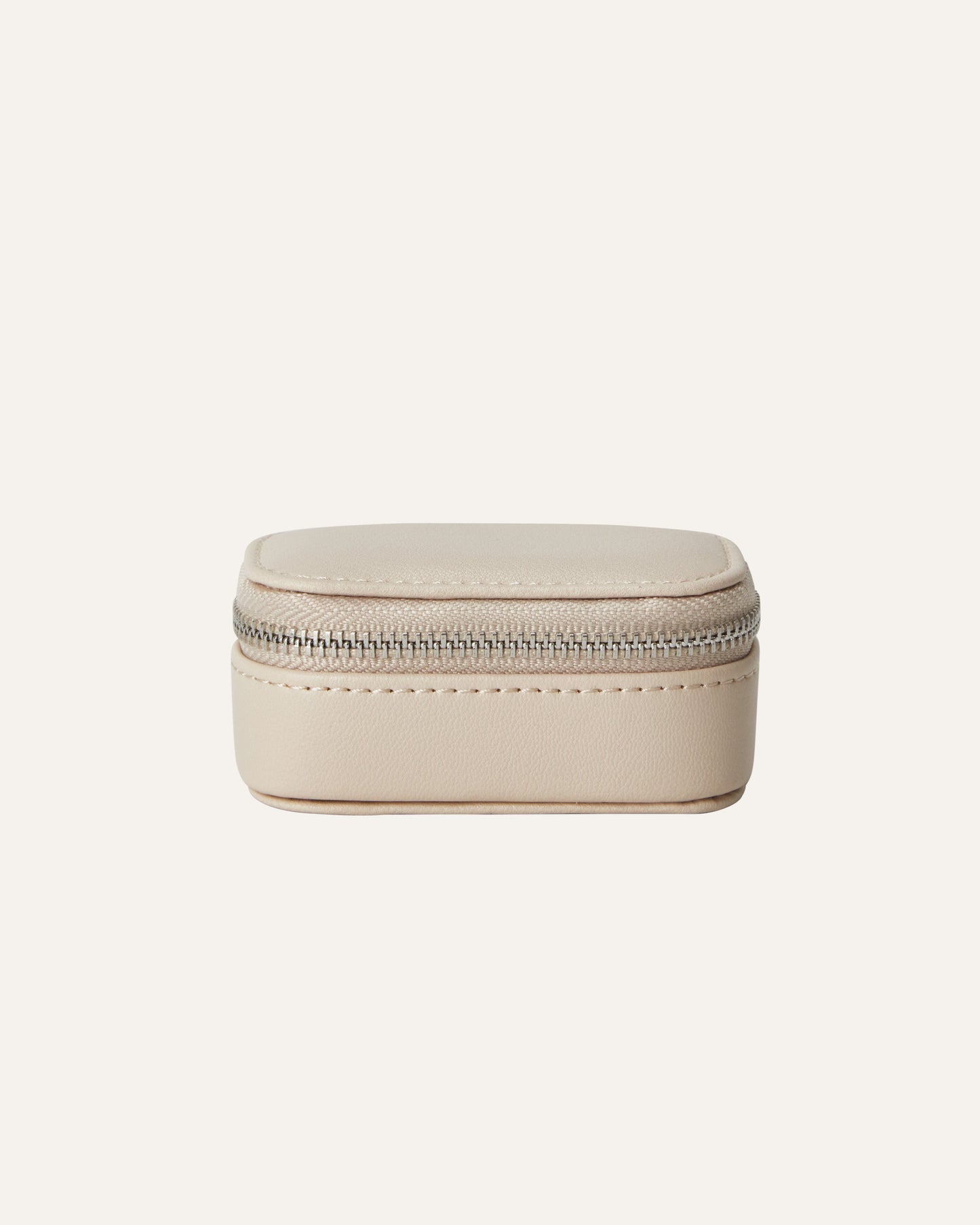 Jewelry Case Box Mini Beige