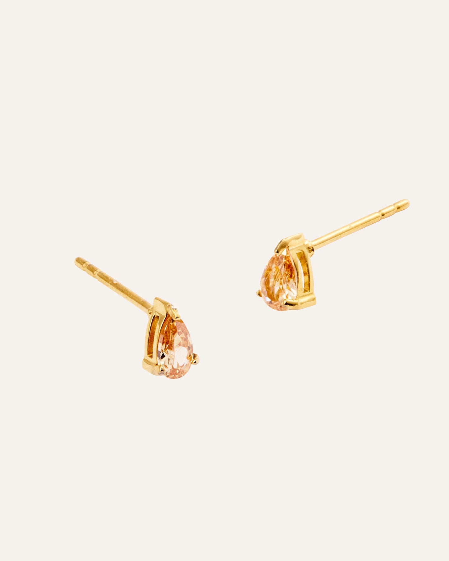 Belle Champagne Small Studs