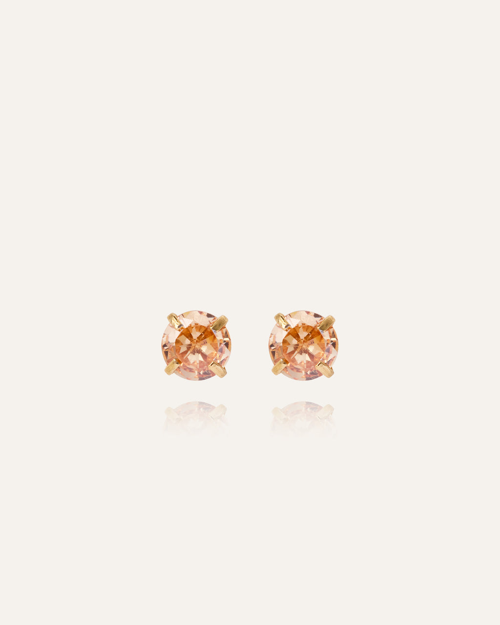 Jolie Champagne Medium Studs