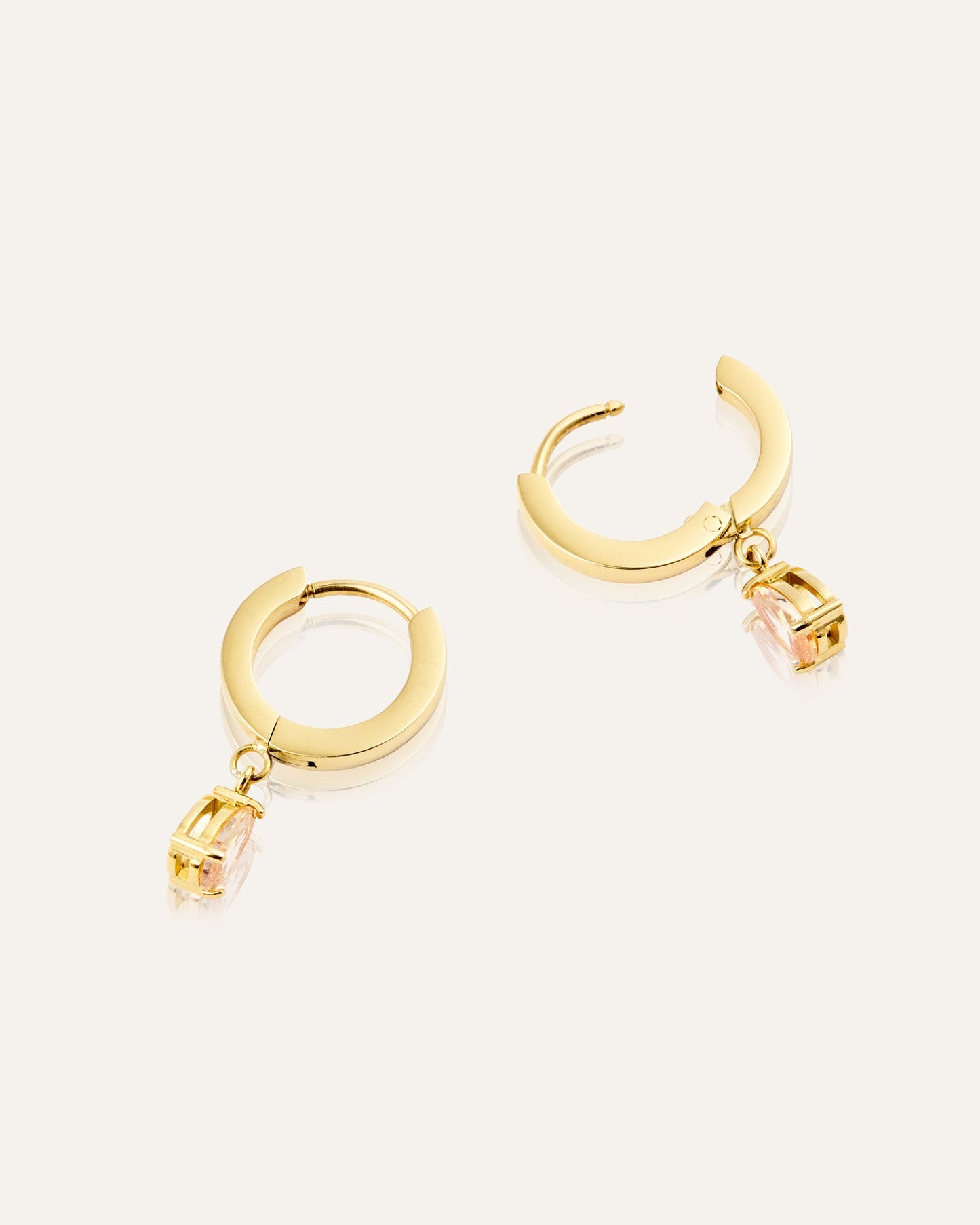 Belle Champagne Hoops