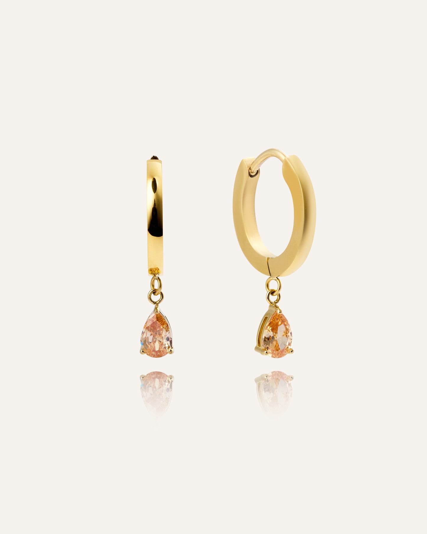 Belle Champagne Hoops