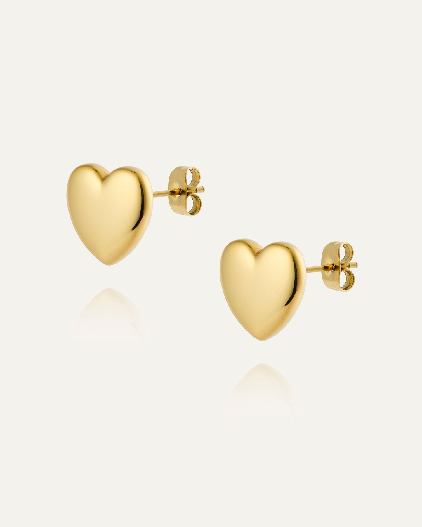 Love Gold Large Studs