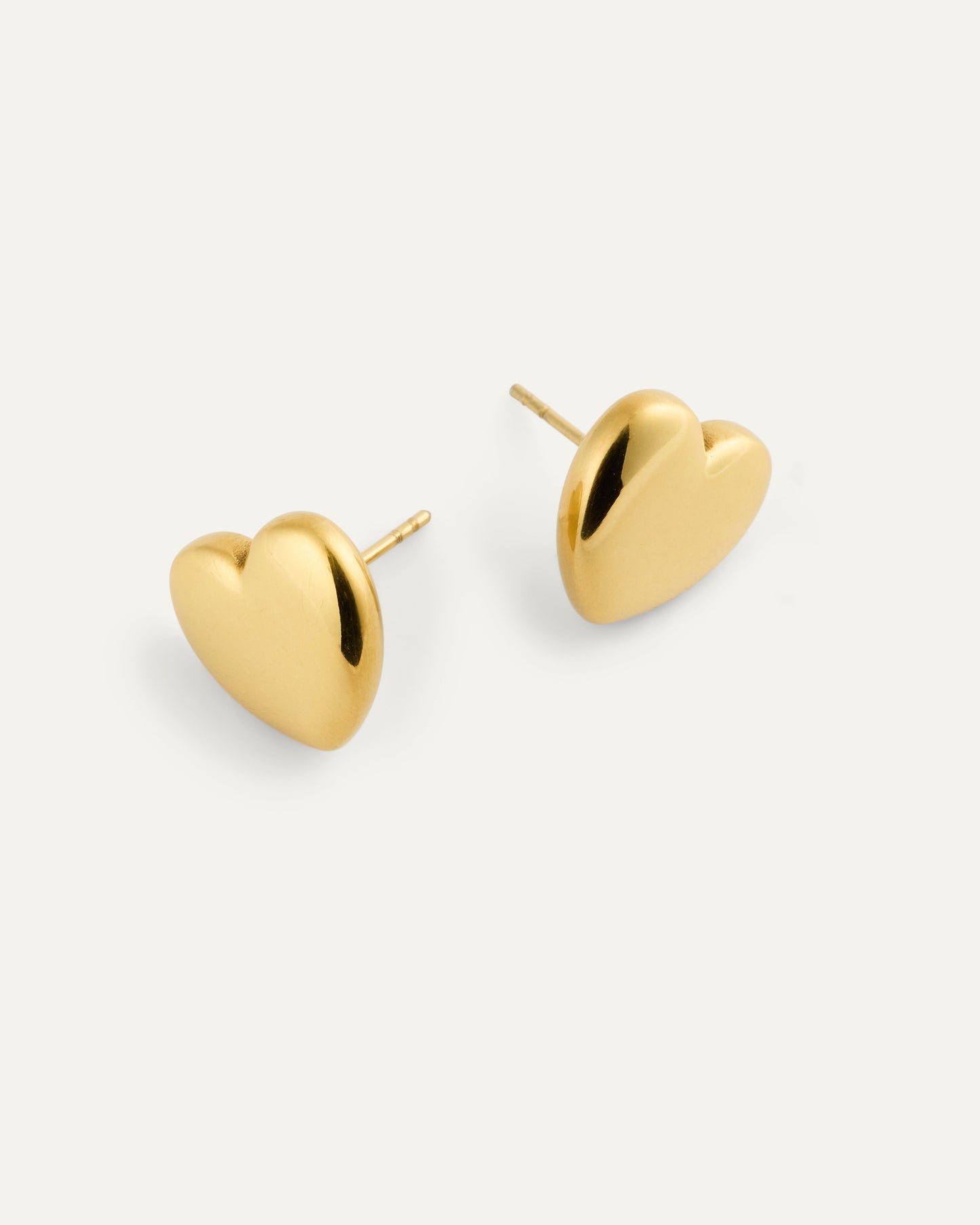 Love Gold Large Studs