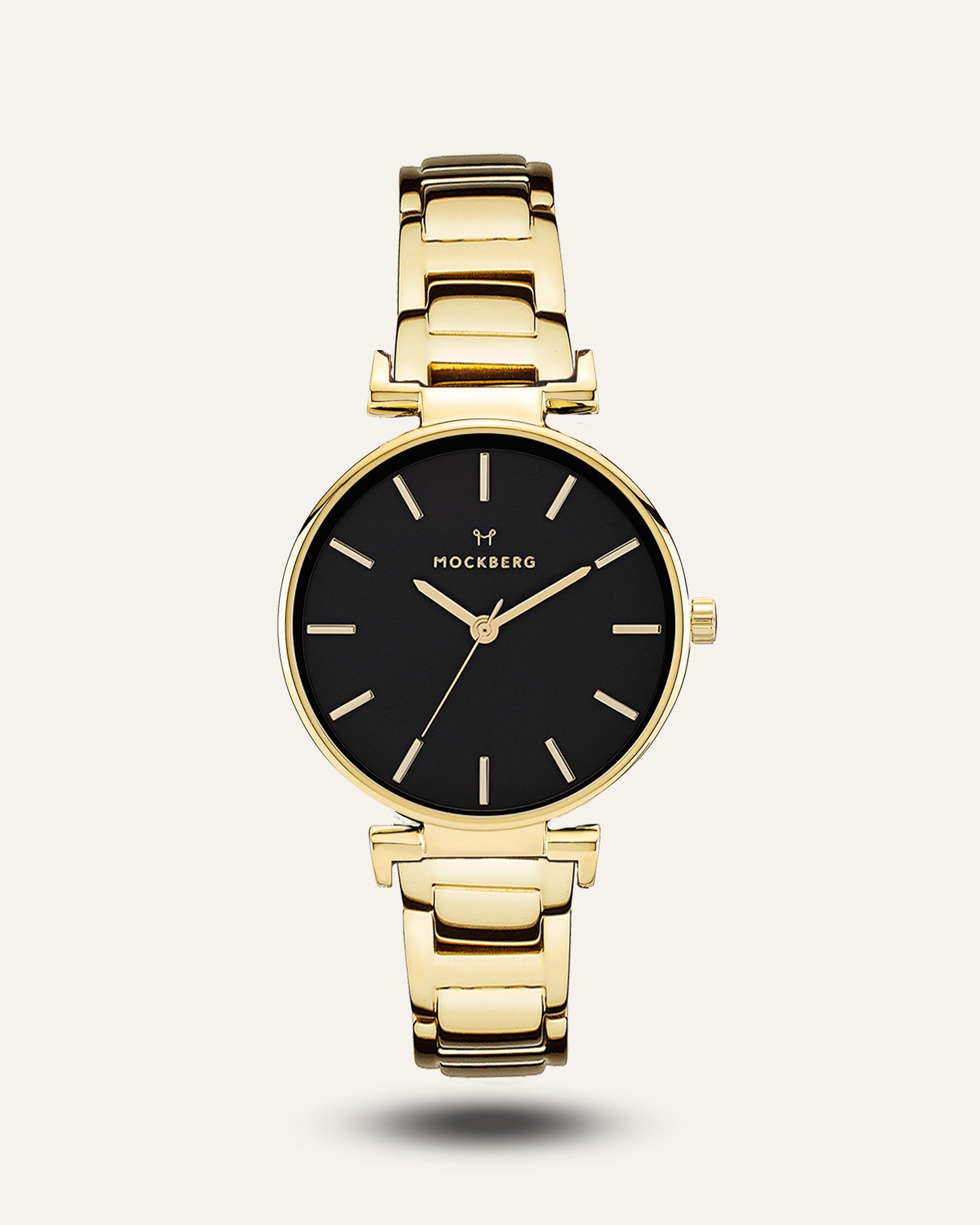 MODEST LINKS 34 mm Gold black dial