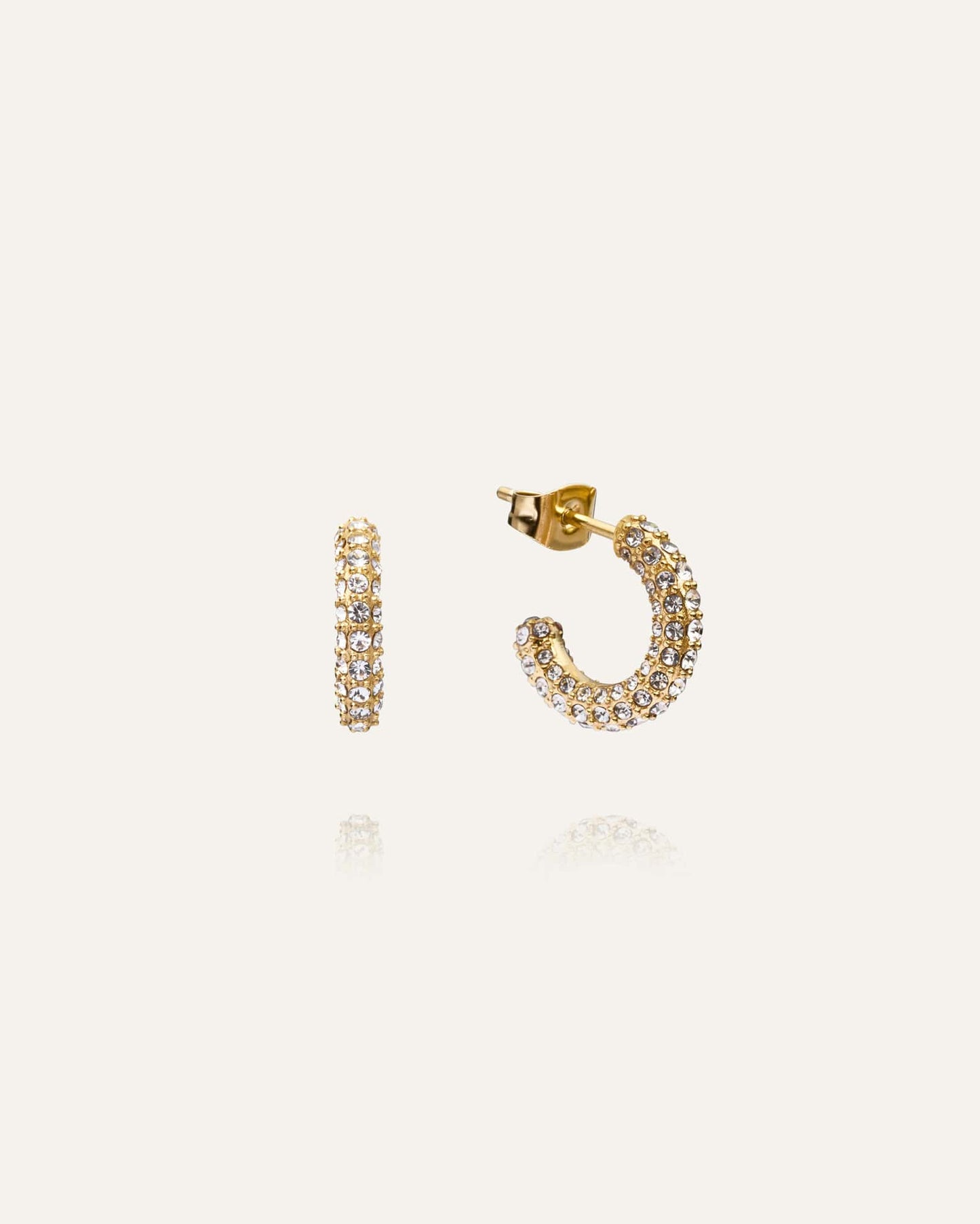 Pavé eternal small earrings