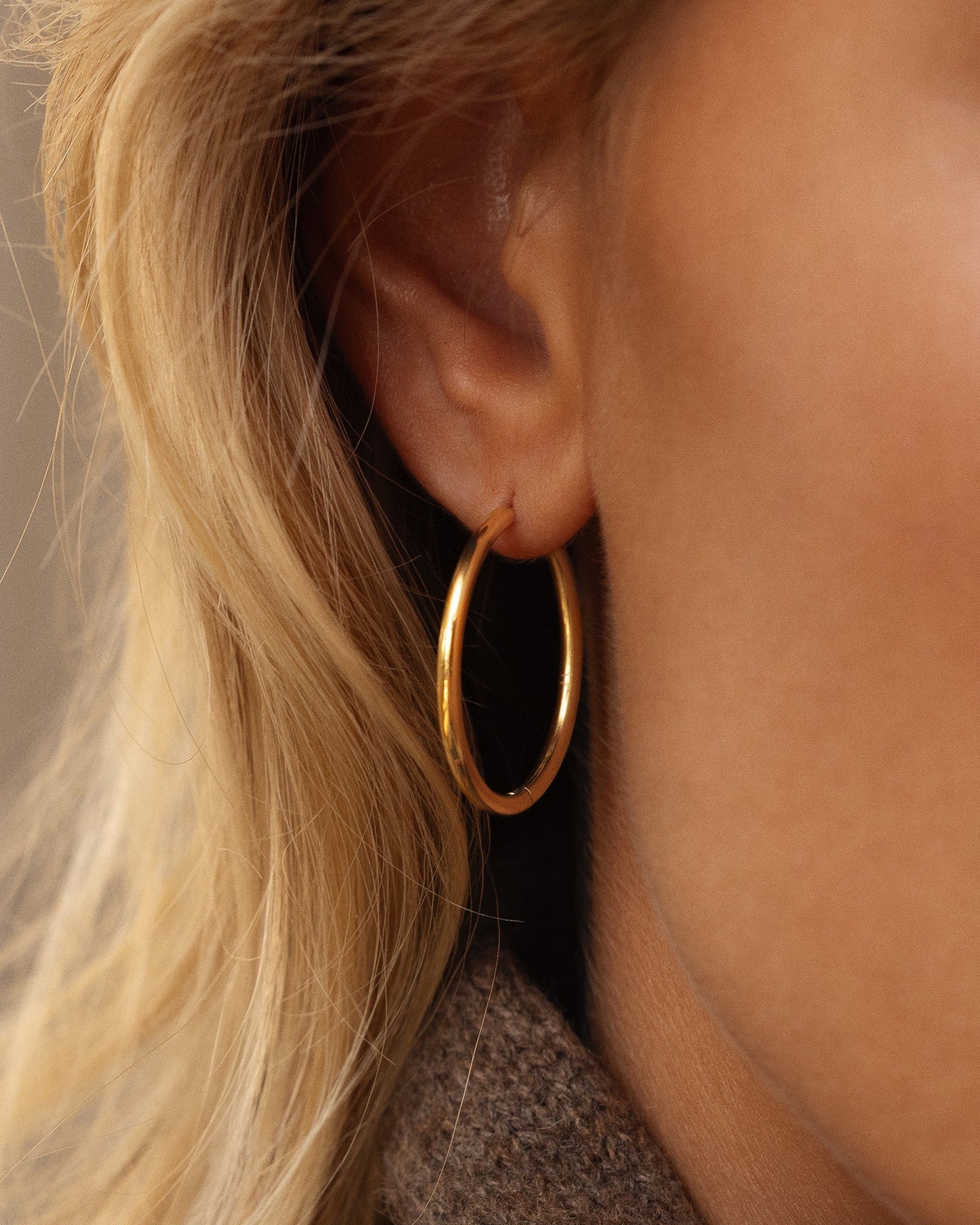 Slim Extra Large Hoops