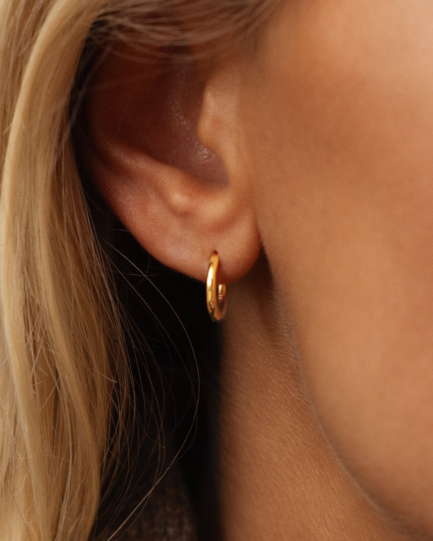 Slim Small Hoops