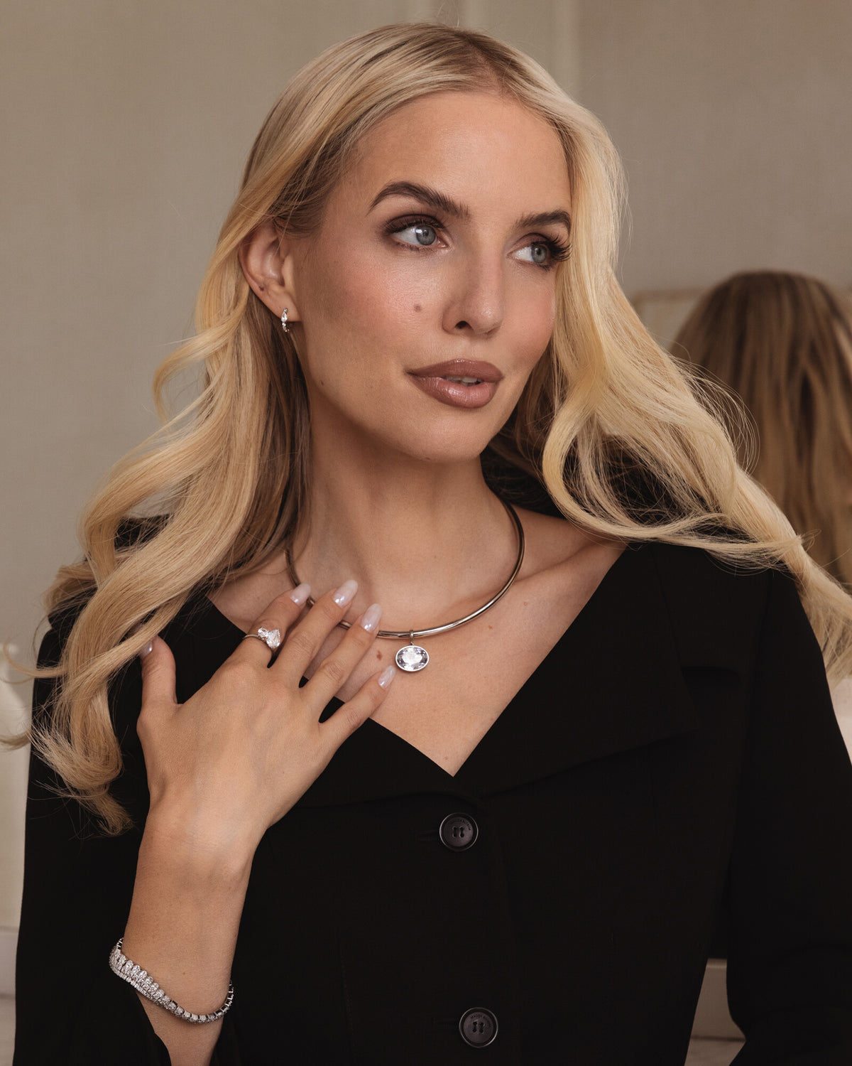 Soléne Steel Necklace