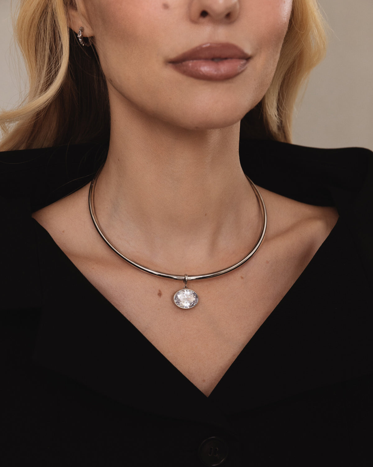 Soléne Steel Necklace