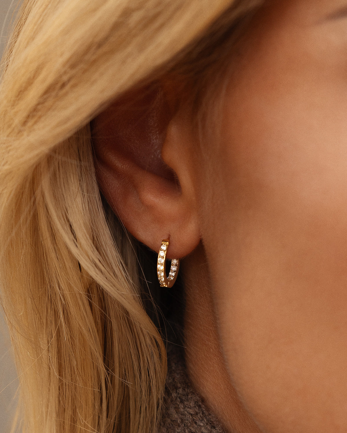 Sparkle Small Hoops