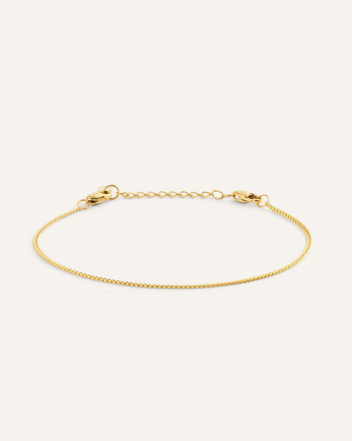 Thin Curb Chain Bracelet