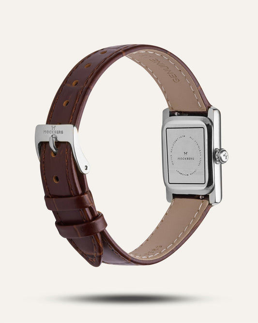 Strap Timeless Brown Leather Silver + sprint