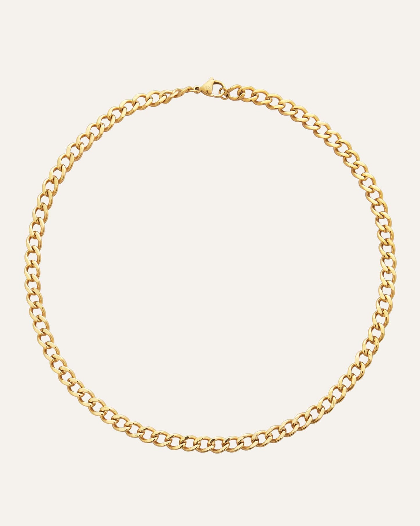 Curb chain necklace
