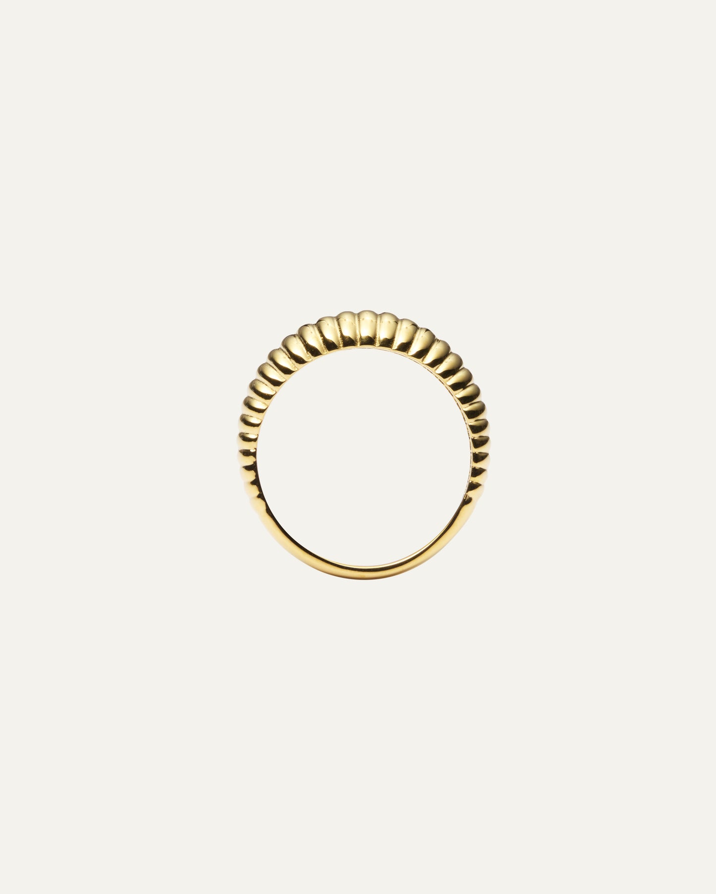 Retro Ribbed Ring