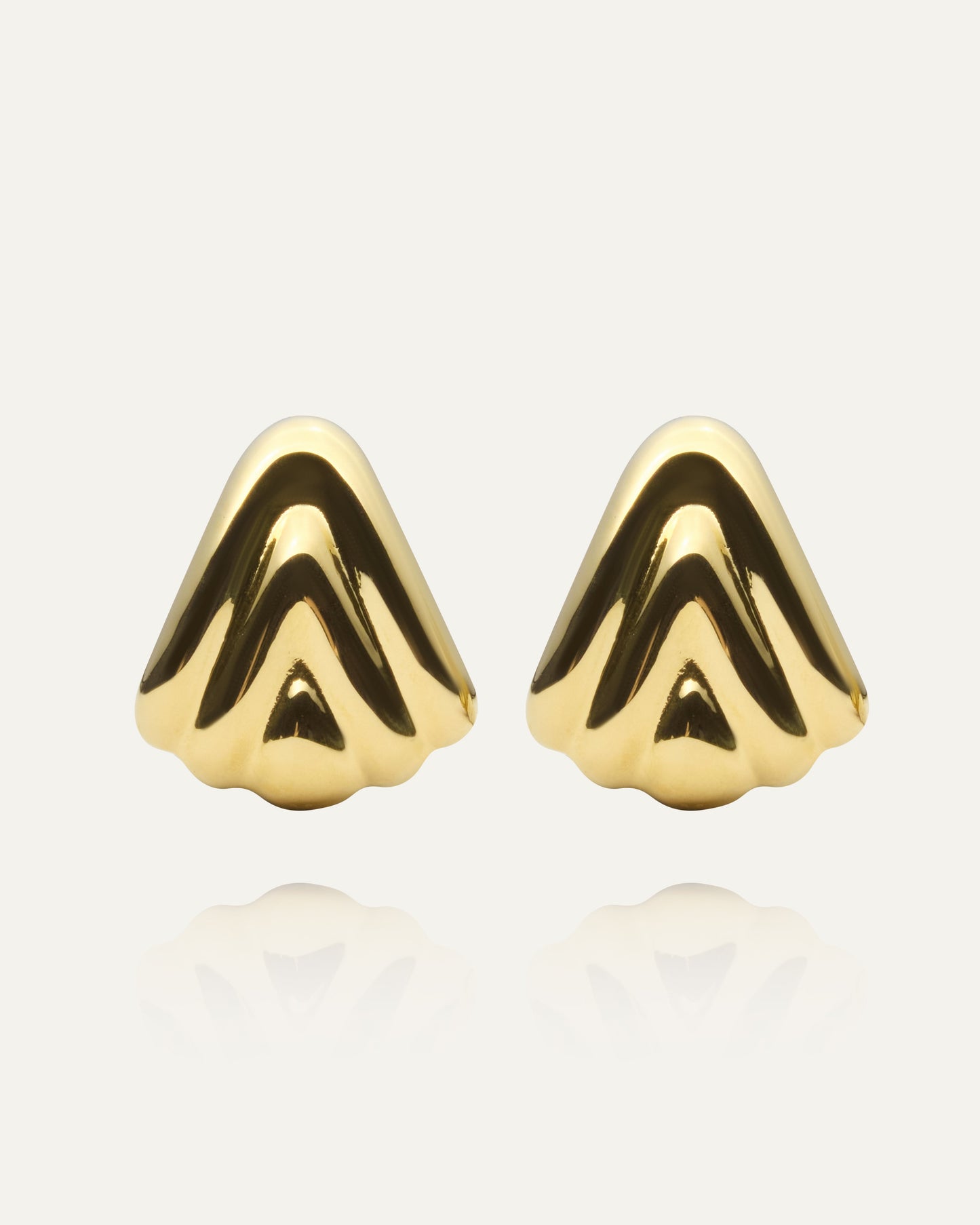 Deco Drop Gold Earrings