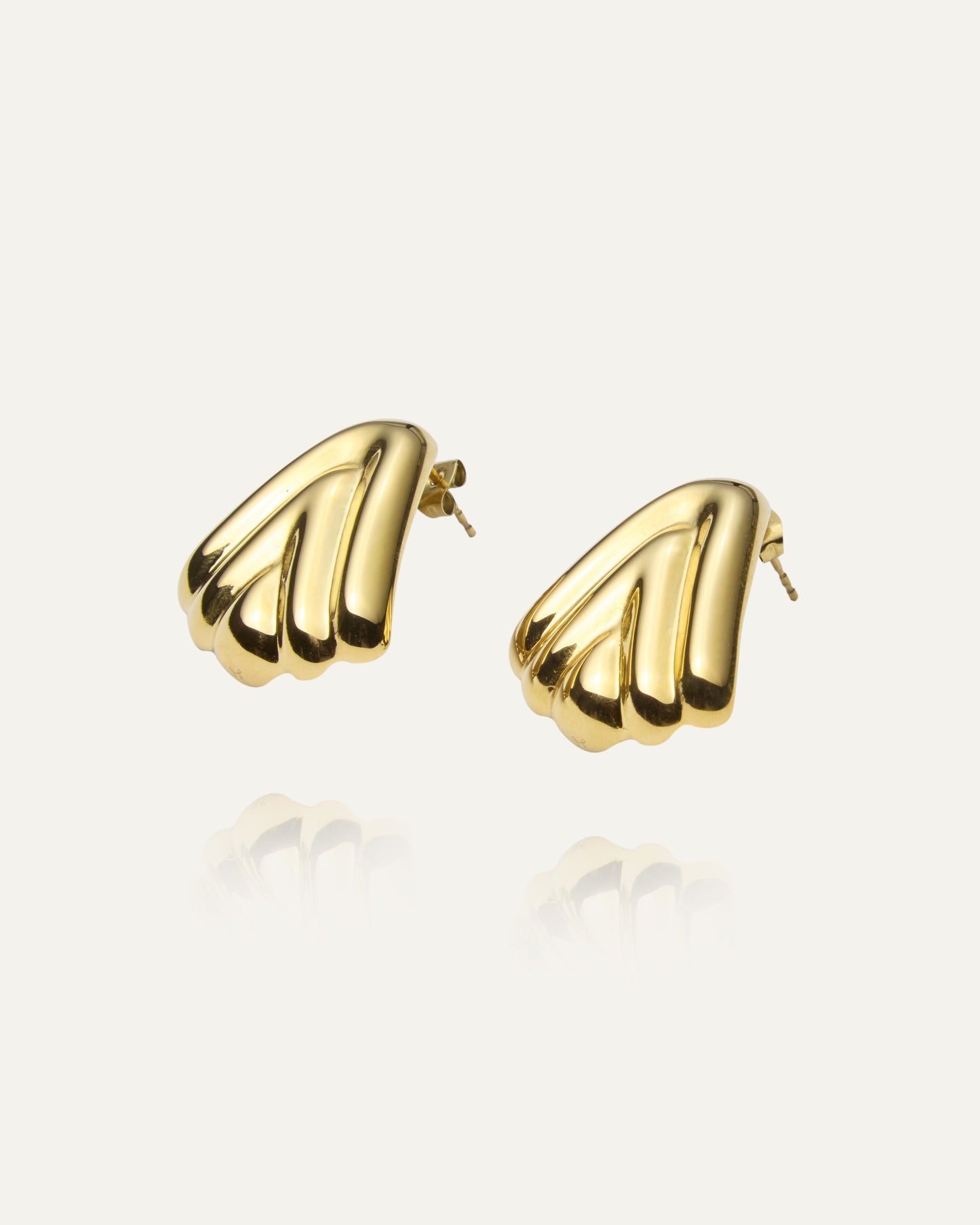 Deco Drop Gold Earrings