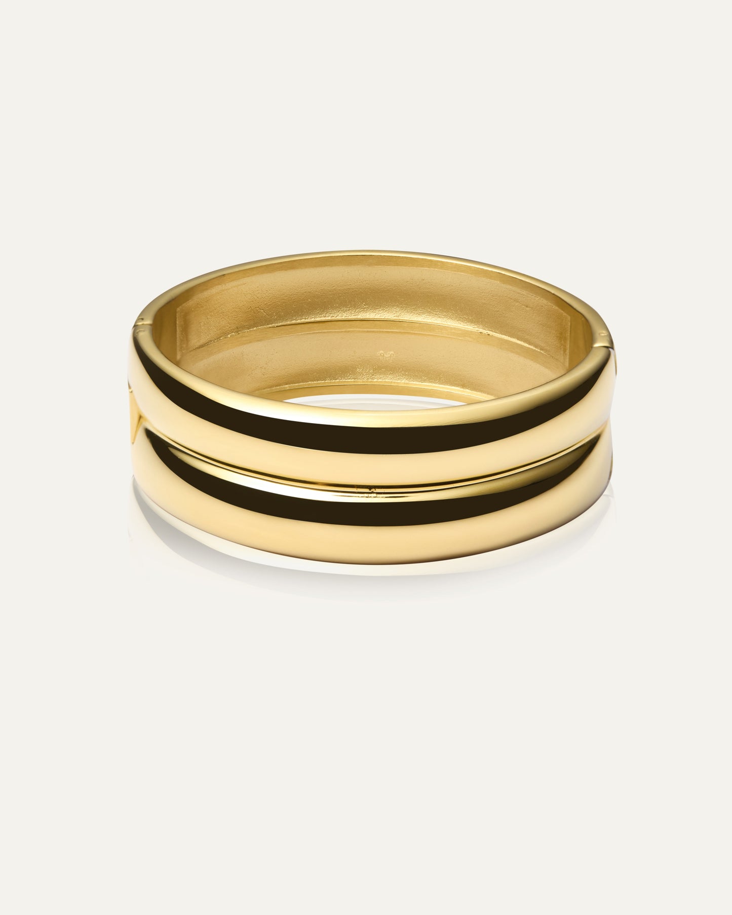 Rebel Double Gold Bangle