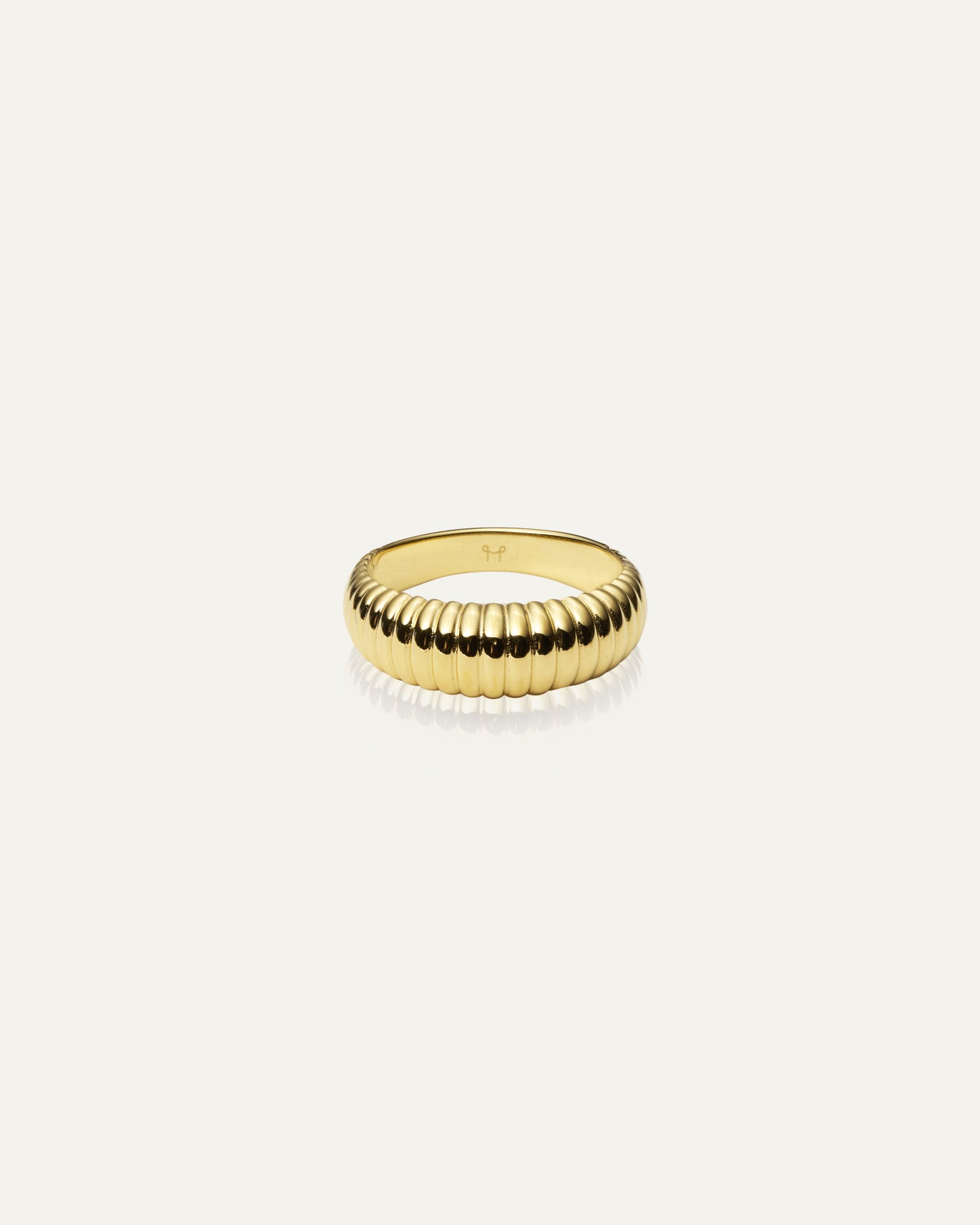 Retro Ribbed Ring