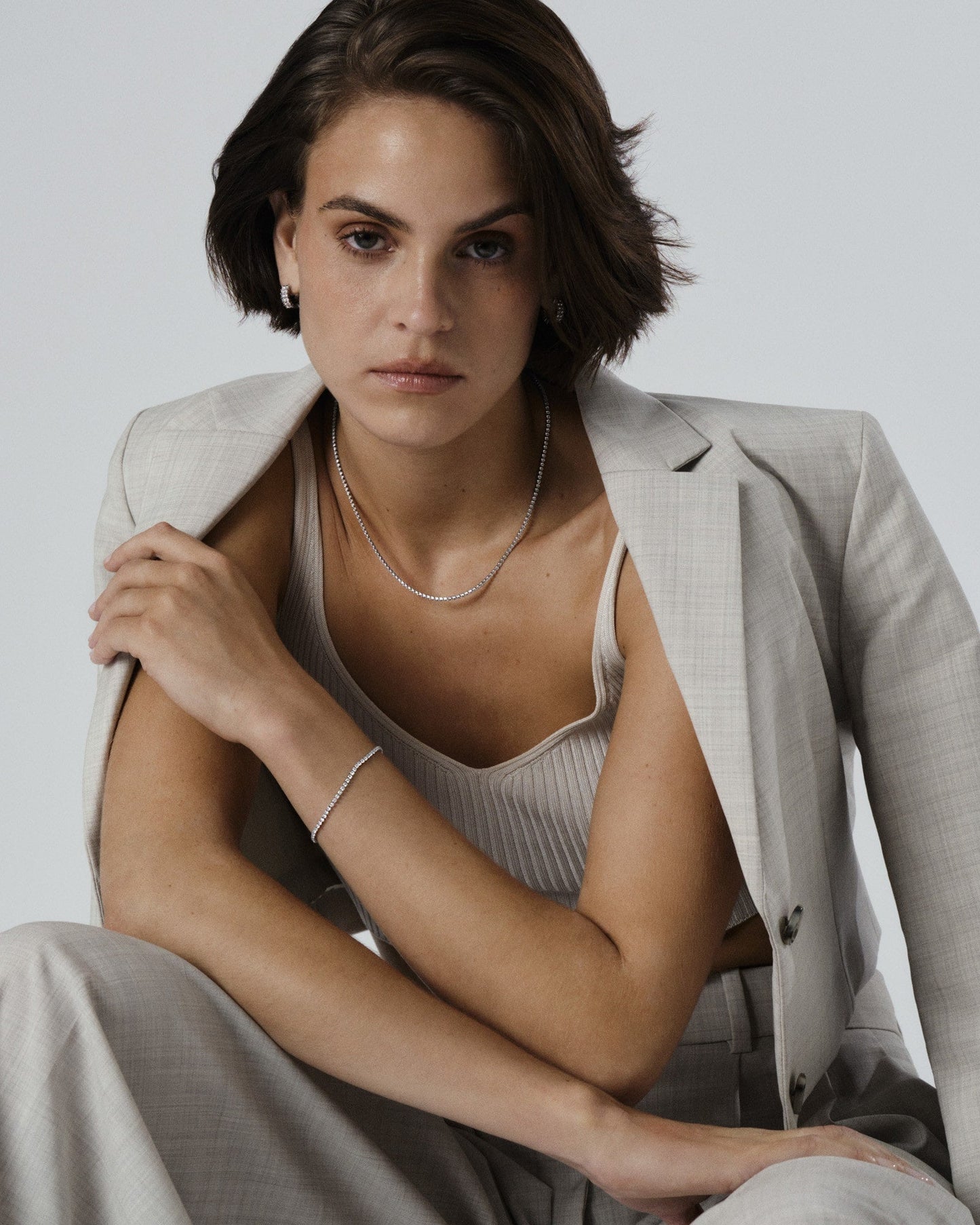 Shiny Tennis Necklace